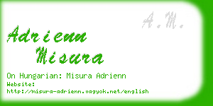 adrienn misura business card